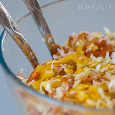 Simple and delicious raw food salad&nbsp;(Recipe)